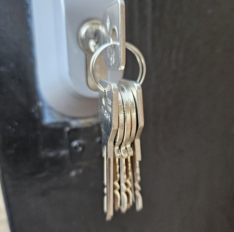 Keys in lock